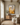 Come Follow Me Christian wall art by Gabriel Heaton in a black float frame above a wood console in a warm neutral reading room