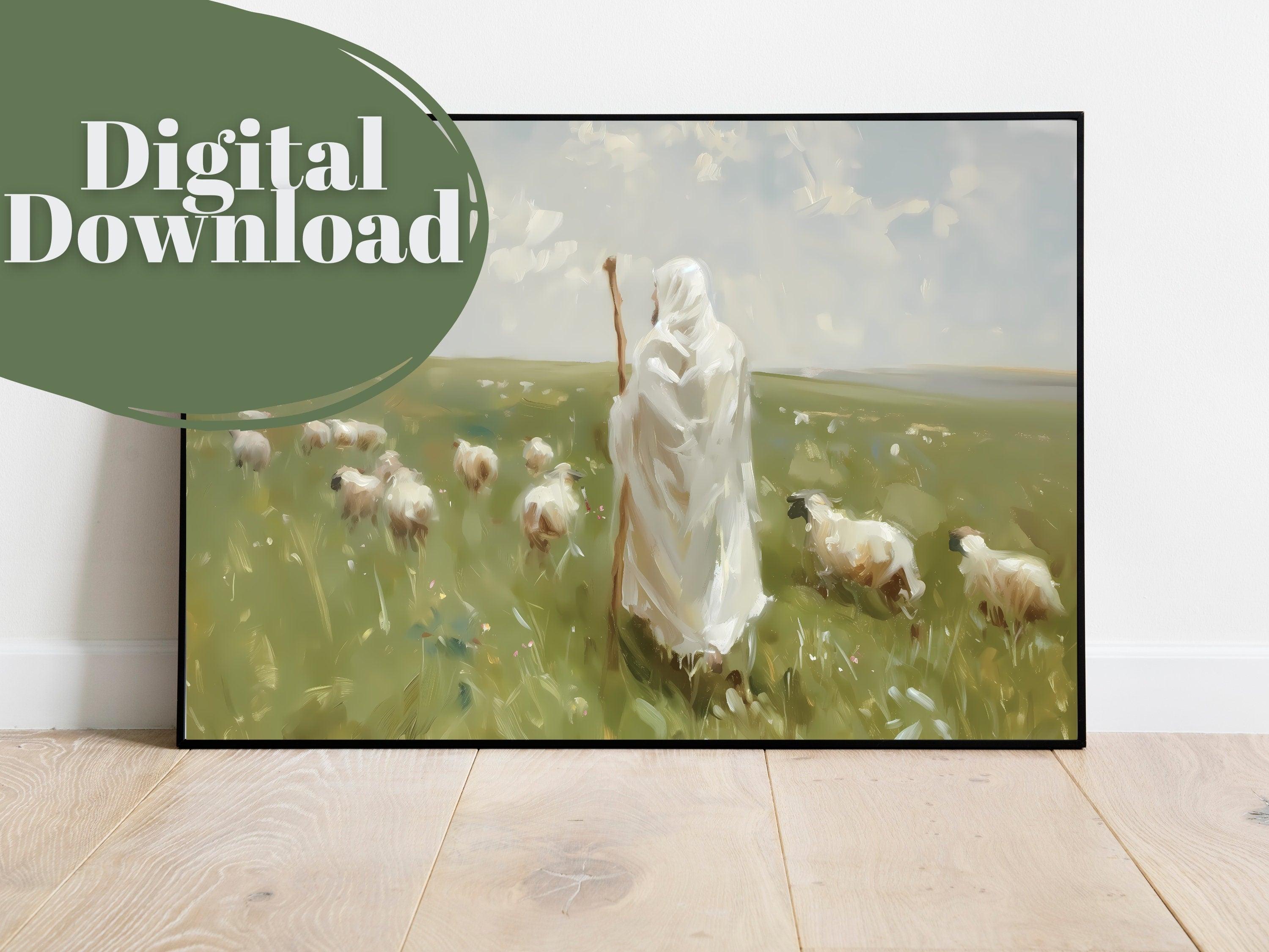 He Leadeth My Soul | Premium Digital Download | Faith-Inspired Art