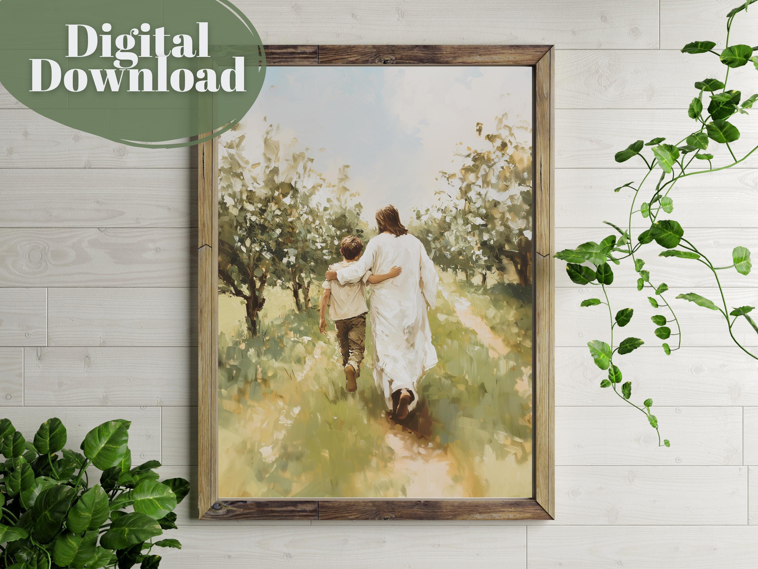 Faithful Friend | Portrait | Premium Digital Download  | Faith-Inspired Art