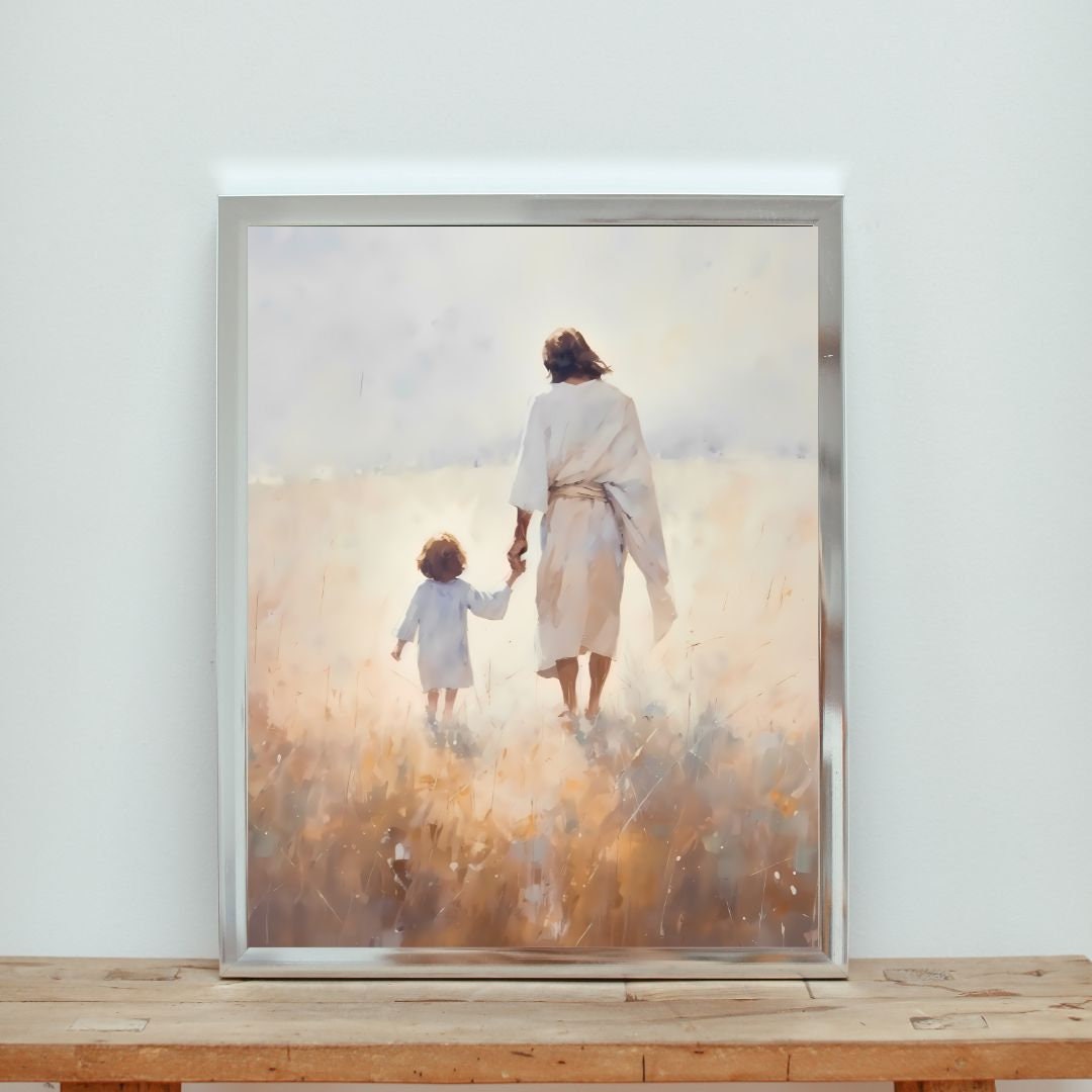 Walk Beside Me |  Premium Digital Download | Faith-Inspired Art