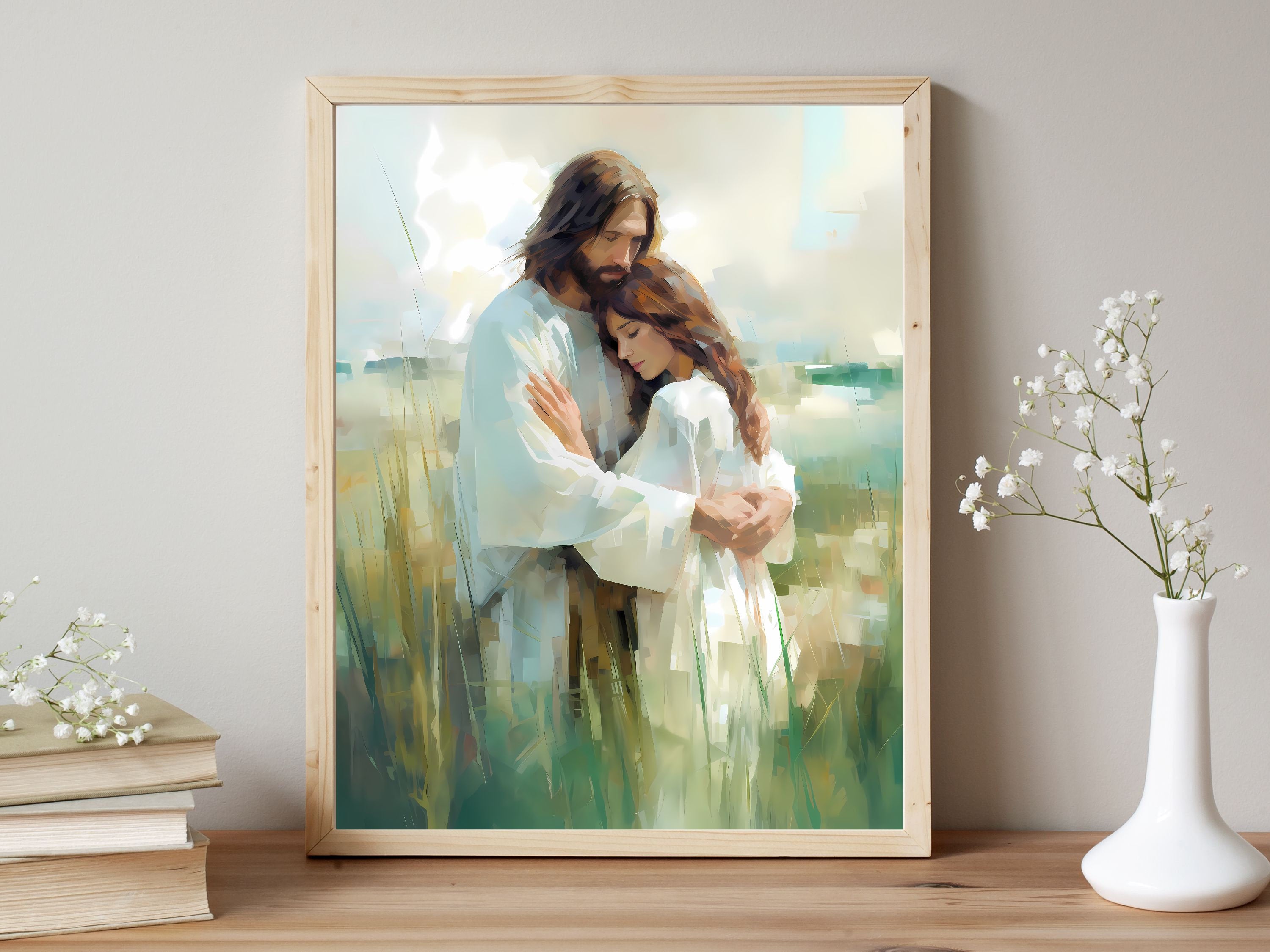 Encircled by His Love | Premium Digital Download | Faith-Inspired Art