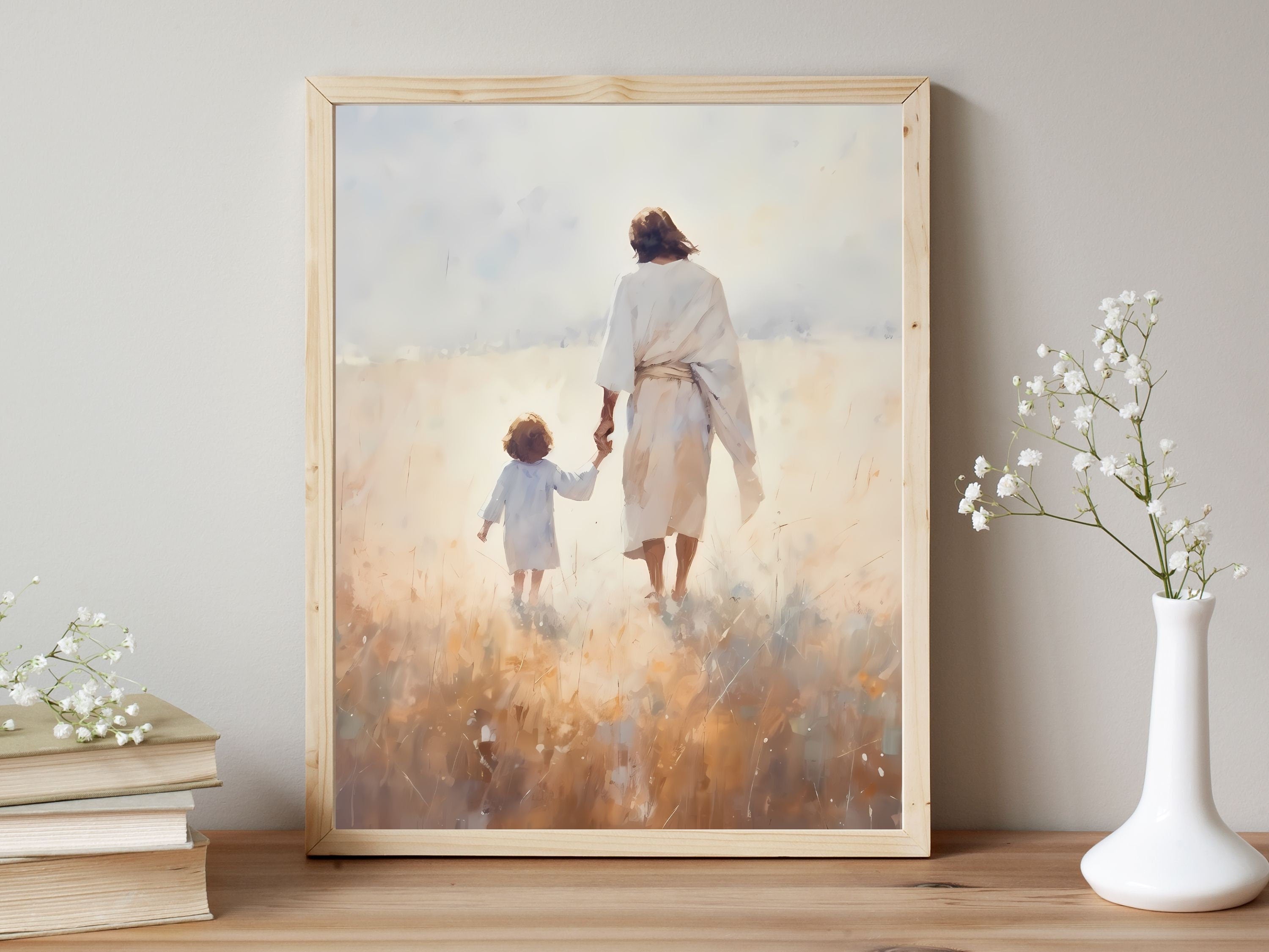 Walk Beside Me |  Premium Digital Download | Faith-Inspired Art