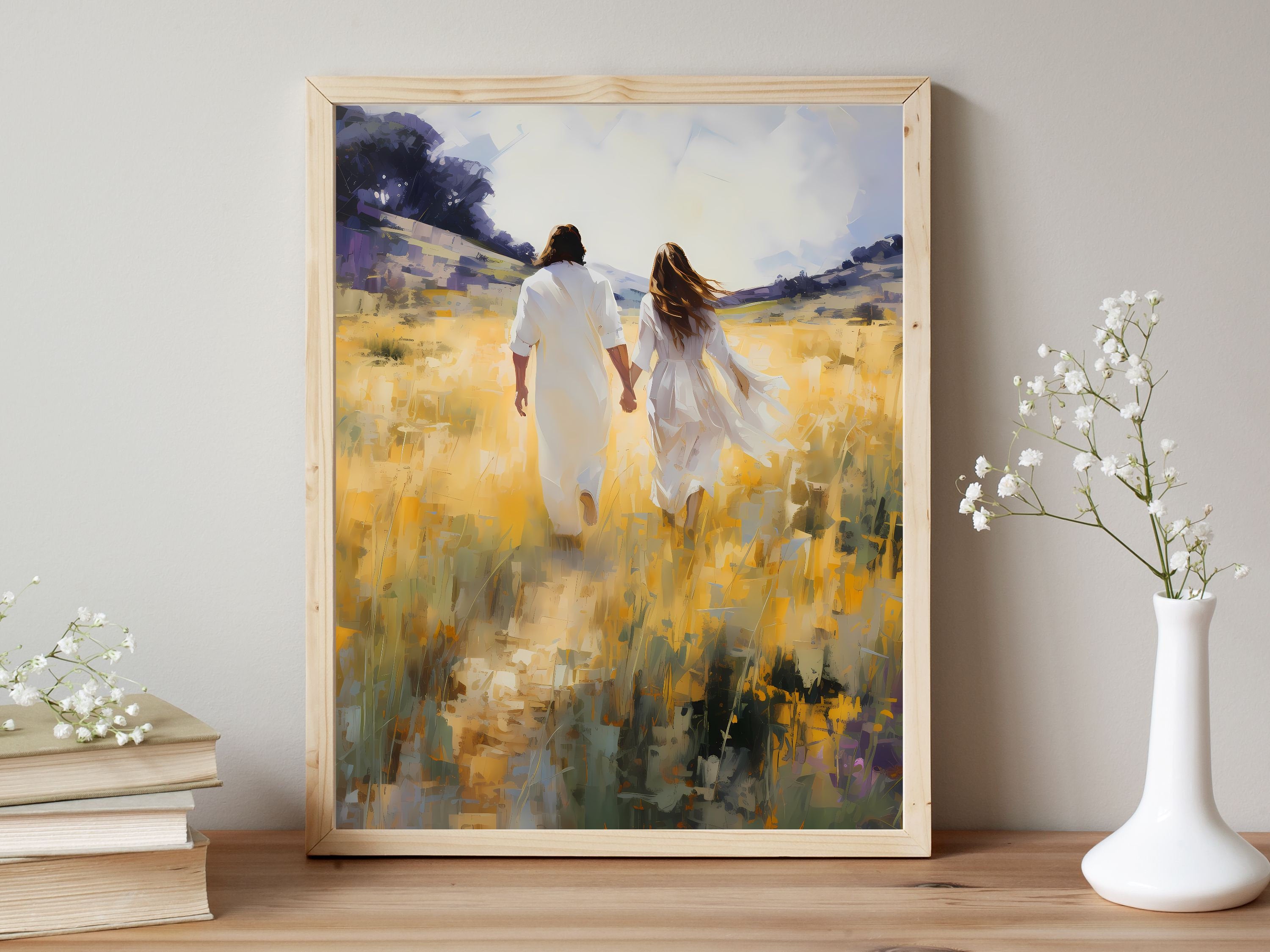 His Guiding Love | Premium Digital Download | Faith-Inspired Art