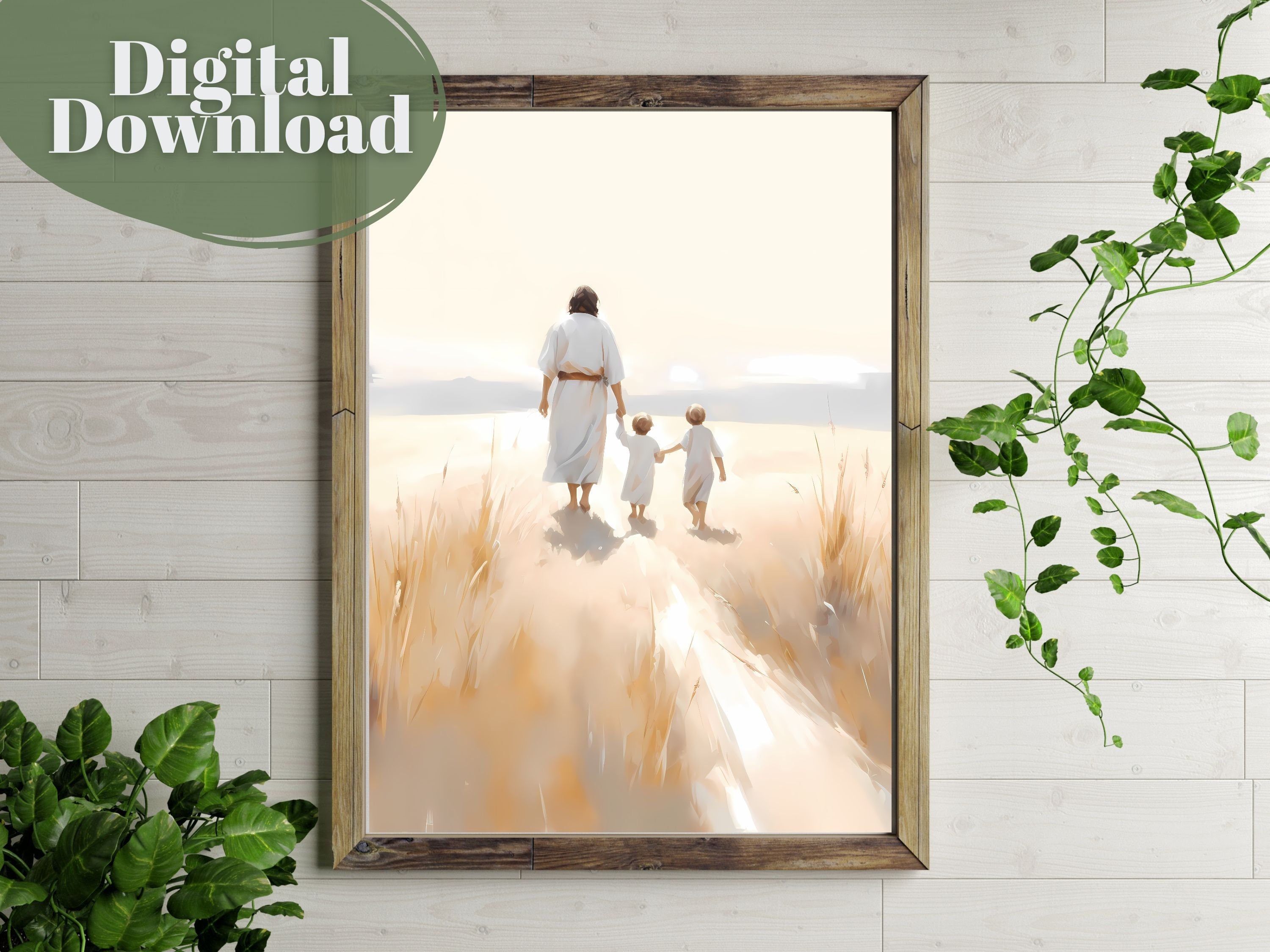 Walk Beside Me | Premium Digital Download | Faith-Inspired Art