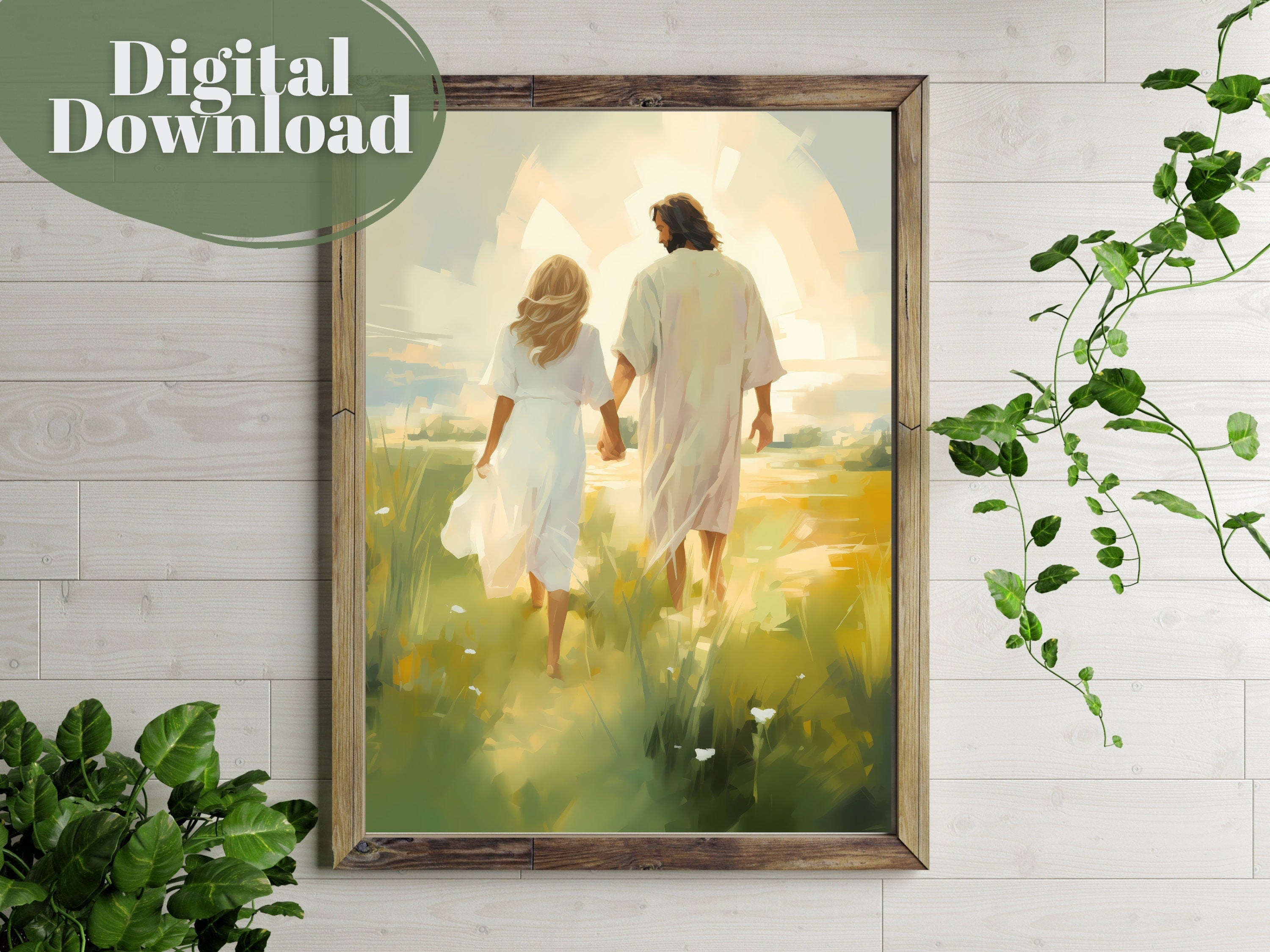 Lord I Would Follow Thee | Premium Digital Download | Faith-Inspired Art