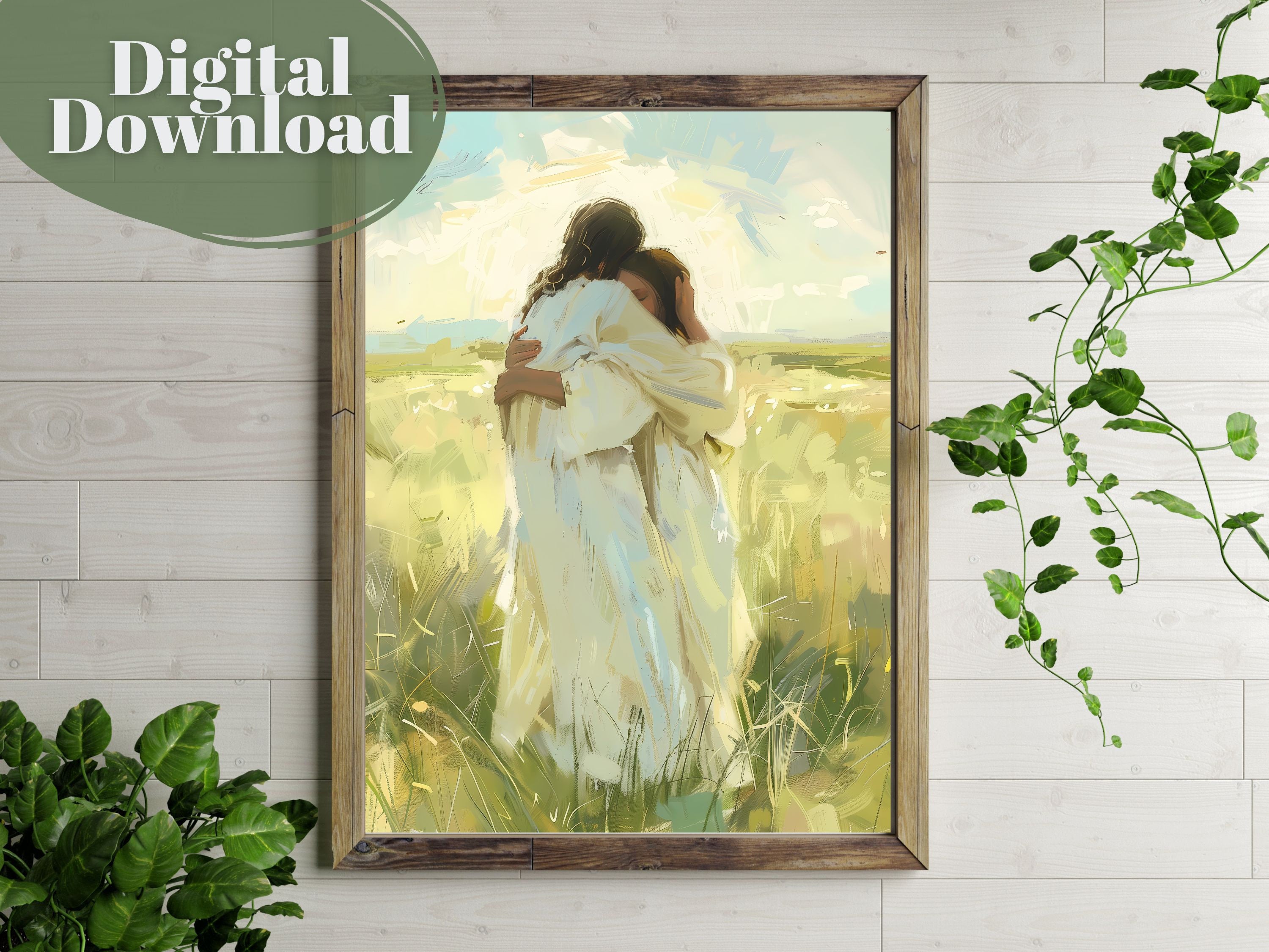 Held by Christ | Premium Digital Download | Faith-Inspired Art